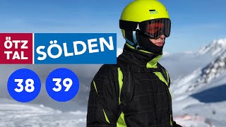 Ski Sölden 2019 • Blue 38 39 • Skiing Paradise 4K [upl. by Arehc]