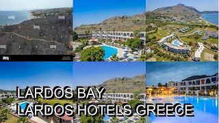 Lardos Bay Lardos Hotels Greece [upl. by Nwadahs]