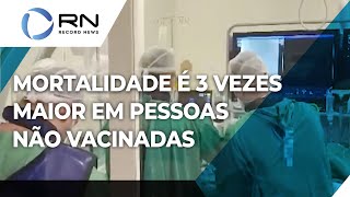 Covid19 mortalidade é 3 vezes maior em pessoas não vacinadas no RJ [upl. by Jerald]