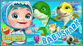 Baby Shark Dance 🦈💃 babyshark Most Viewed Video  Animal Songs  Viola Coco Crazy Preeschool Baby [upl. by Dera]