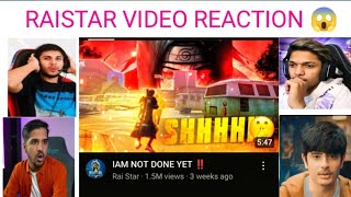 YouTuber Reaction Raistar video in YouTube to aaju bhai and Amit bhai 😱 [upl. by Haleigh666]