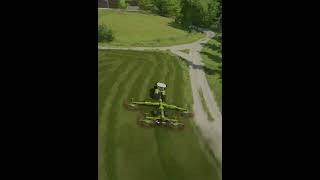 Windrowing Grass fs22 [upl. by Iraam]