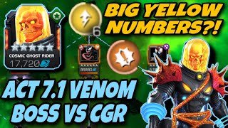 Act 712 Venom Boss vs CGR Solo  6 Aptitude Rotation  Marvel Contest of Champions [upl. by Atiuqer]