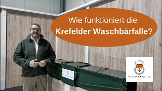 Krefelder Waschbärfalle  Kastenfalle für die Fallenjagd [upl. by Rozella211]