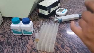 BILIRUBIN TEST PROCEDURE OF TOTAL AND DIRECT BILIRUBIN TEST DIAZO METHOD END POINT [upl. by Ver]