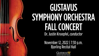 Gustavus Symphony Orchestra Fall Concert [upl. by Eerej]