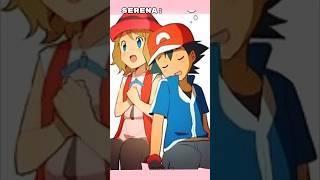 ash x serena😍amourshippingshorts short shortsfeed youtubeshorts ytfeed viralshorts anime [upl. by Amorete]