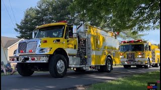 Grottoes Virginia Annual Firemans Parade June 2022 [upl. by Beore339]