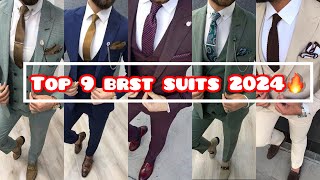 Top 9 Most Stylish Suits For Men 2024  ATTRACTIVE Blazers Outfits For Men  Style Coat Pants 🔥 [upl. by Bekah135]