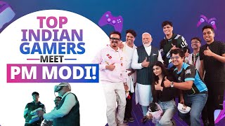 Indias top gamers meet PM Modi  Game On ft NaMo [upl. by Noman]