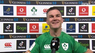 Johnny Sexton after Ireland win the Grand Slam in his last Six Nations [upl. by Negam]