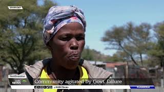 Northern Cape  Community agitated by Governments failure to build a clinic [upl. by Gardia19]