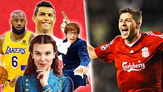 Celebrities And Footballers Talking About Steven Gerrard [upl. by Aicilic]