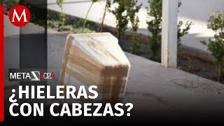 En Chihuahua abandonan hieleras con cabezas de maniquí en inmediaciones de casillas [upl. by Elbertina570]