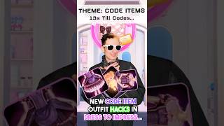 NEW CODE Item OUTFIT HACKS In DRESS TO IMPRESS… 😱👀😍 roblox robloxshorts robloxgames [upl. by Placeeda]