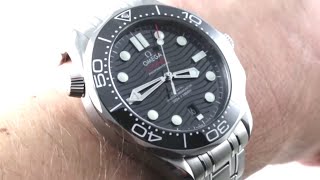 2018 OMEGA SEAMASTER DIVER 300M PROFESSIONAL STEEL 21030422001001 Luxury Watch Review [upl. by Aenaj110]