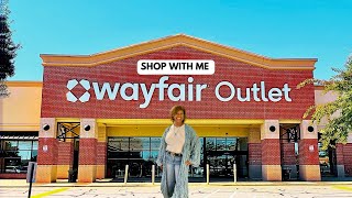 SHOP WITH ME WAYFAIR OUTLET homedecor discount furniture [upl. by Bromley77]