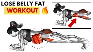 5 Minute Daily Plank Workout To REDUCE Your Stubborn Belly Fat [upl. by Itnahs]