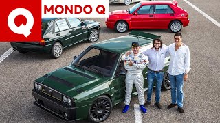 Lancia Delta Futurista in pista con Miki Biasion e una marea di Deltoni [upl. by Edaj631]