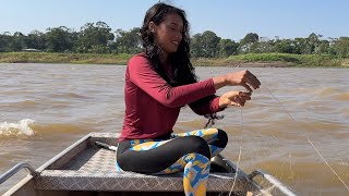 PESCARIA DE MALHADEIRA NO RIO SOLIMÕES NO AMAZONASMUITOS PEIXES [upl. by Jeniece]