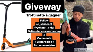 On essaye une trottinette pour enfant 🔥 trottinette à gagner 🎁 [upl. by Augusto]