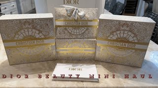 Dior Beauty Mini Haul [upl. by Ayota]