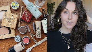 Zero Waste Makeup Routine  plastic free amp natural brands and products THAT WORK [upl. by Gelb492]