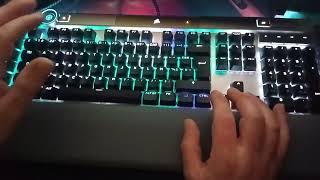 Surprise 7 ASMR Keyboard Psychologist with fast typing for studying sleep relaxing hands MUSIC [upl. by Ecar]