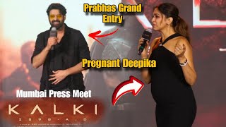 Prabhas amp Deepika Grand Entry At Kalki 2898 AD  Kalki 2898 AD Press Meet Mumbai [upl. by Annam]