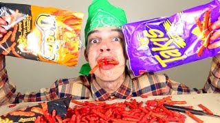 HOT CHEETOS amp TAKIS PRANK [upl. by Matteo343]