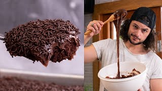 O BOLO DE CHOCOLATE MAIS BOMBADO DO YOUTUBE  Receitas Internéticas [upl. by Shantee]