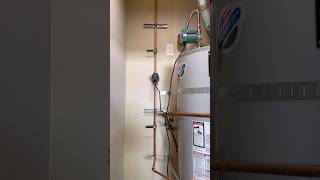 installing a recirculation pump and new drain valve on a water heater [upl. by Rtoip]