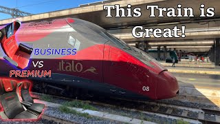 The BETTER Italian HighSpeed Train Italo Premium and Club Class Review [upl. by Elidad]