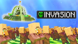 1000000 Villagers VS Alien Invasion [upl. by Annahsed783]