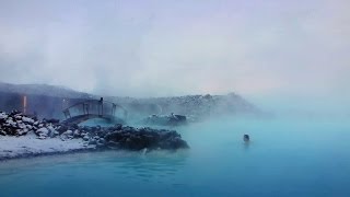 Blue Lagoon Iceland on a winterday [upl. by Weinhardt]