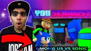 AMONG US vs SONIC amp BALDI CHALLENGE OfficialCartoonMinecraft Animation ImpostersampCrewmates reaction [upl. by Willem]