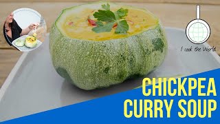 Chickpea Curry Soup  I Cook The World  Courgette Curry Soup [upl. by Verda]