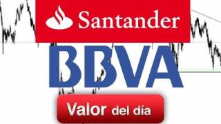 Análisis Técnico de BBVA y Banco Santander por Victor E Pérez en Estrategias tv 12072011 [upl. by Laeahcim471]