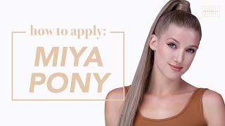 How to Apply A Perfect PonyTail [upl. by Arivle]