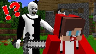 What Happened to JJ When He Found ART THE CLOWN in Minecraft  Maizen [upl. by Yanffit]