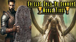 🏆Worlds First 🏆ShieldsOnly No Summons Kill on Promised Consort Radahn  Shadow of the Erdtree [upl. by Eidnac434]