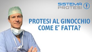 Protesi al ginocchio come è fatta gonartrosi [upl. by Chiquia]