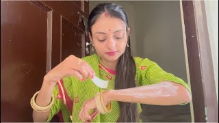 How to do waxing at home😊vlog rajpurohit [upl. by Tarsus]