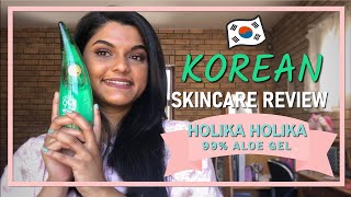 Holika Holika Aloe Gel REVIEW  South African Youtuber [upl. by Thgiwd]