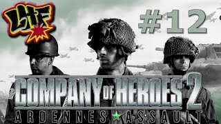 Lets Play CoH2 Ardennes Assault 12 Vielsalm Railsplitters German HD [upl. by Aeneg]