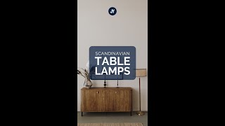 Scandinavian Table Lamps [upl. by Nickolas]