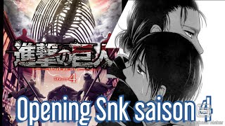 Opening Snk saison 4 [upl. by Ernesta]