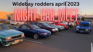 widebay rodders night car meet april 2023 [upl. by Euqinamod738]