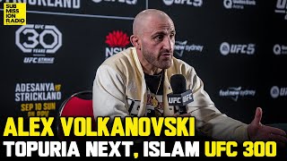 Alex Volkanovski Wants Ilia Topuria Early Next Year Then Islam Makhachev at UFC 300 [upl. by Barmen599]