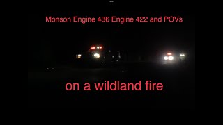 Monson Maine engine 436 and POVs searching for a reported wildland fire [upl. by Kempe]